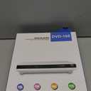 DVD Player for TV, Region-Free DVD CD Player for Home with HDMI RCA Output USB Input, Plays All Regions and Multi-Format, 1080P HD Compact DVD Player for Family Movies, Built-in PAL NTSC (White 168)