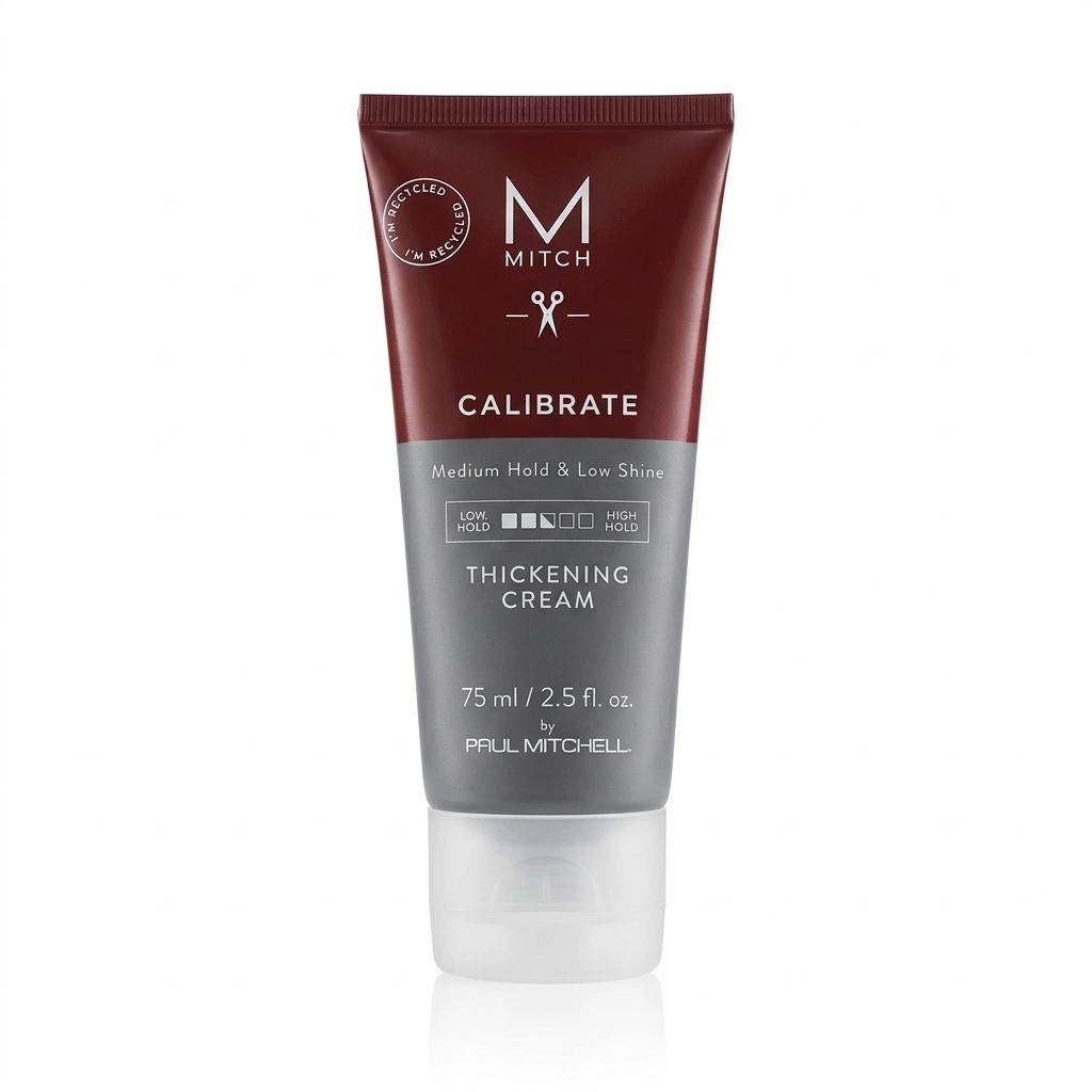 MITCH by Paul Mitchell Calibrate Thickening Cream, Medium Hold, Low Shine, For All Hair Types, 2.5 fl. oz