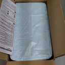 Amazon Basics Dog and Puppy Pee Pads, 5-Layer Leak-Proof Super Absorbent, Quick-Dry Surface, Potty Training, Regular (22x22"), 100 Count, Blue & White