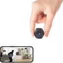 Mini WiFi Spy Hidden Camera Wireless Portable Nanny Cam for Home,4K Ultra HD Small Security Cameras with Motion Detection, Auto Night Vision Monitor Cameras for Indoor Pets Baby