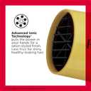 REVLON Compact Hair Dryer | 1875W Lightweight Design, Perfect for Travel, (Yellow), Plastic