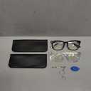 livho High Tech Blue Light Glasses - Advanced 99% Blue Light Blocking Computer Glasses - Anti Eyestrain & UV Glare Protection
Color: *B1 Light Black+clear