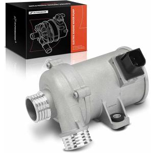 A-Premium 4 Pins Engine Electric Water Pump Compatible with BMW 320i, 320i xDrive, 328i, 328i GT xDrive, 328i xDrive, X5, 528i, 528i xDrive, X3, 428i, 428i Gran Coupe, 428i xDrive, X1, fits 2.0L Only