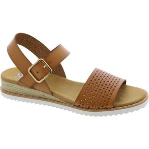Skechers Women's Desert Kiss - Sunny Flair Sandal (8, Luggage)