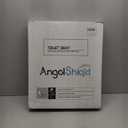 Angol Shiold Elongated Marble Toilet Seat with Zinc Alloy Hinges, Easy to Install and Clean, Anti-pinch (Gray) (Elongated-18.5)