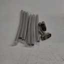 AmazerBath 20-84 Inches Arched Curved Shower Curtain Rod, Heavy Duty Shower Rod Rust Proof Bathroom Curtain Rod, Adjustable Telescoping Design Easy Segmented Installation, Need to Drill, Nickel