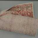 nuLOOM Harriet Vintage Medallion Fringe Area Rug - 2'6" x 6' Runner Rug Traditional Red/Multicolor Rugs for Living Room Bedroom Dining Room Entryway Hallway Kitchen