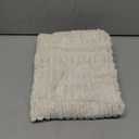 MIULEE Pack of 2 Corduroy Decorative Throw Pillow Covers 18x18 Inch Soft Boho Striped Pillow Covers Modern Farmhouse Home Decor for Sofa Living Room Couch Bed Cream White