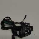 BASKERVILLE ULTRA MUZZLE - Patented Humane Design, Breathable, Dog can Pant and Drink, Adjustable, Padded, Training Muzzle for Medium-sized Dogs, Prevents Biting, Wildlife Scavenging (Size 1, Black)