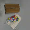 30 Wahoo Board Game Replacement Marbles 5 Each of 6 Colors, 6 Dice and a Play Bag for Wahoo Board Game.(0.55 inches)