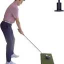 The Original Country Club Elite by Real Feel Golf Mats 1' X 3' Hitting Strip| Heavy Duty Commercial Practice Mat | Accepts A Real Tee | Swing Down and Through | Indoor/Outdoor