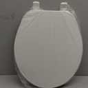 Bemis 70 Durable Plastic Toilet Seat, Round, White