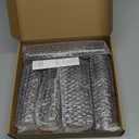 Raycare Flameless Candle with Remote Timer  5 Flickering Acrylic Battery Operated LED Pillar Candles with Embedded Star String for Christmas, Home Decor, and as a Gift(Grey)