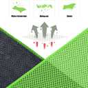 Cooling Towels (40"x 12", Pack of 30) for Neck and Face, Cold Towel for Hot Weather, Sports, Workout, Fitness, Gym, Yoga, Golf, Pilates, Travel, Camping & More