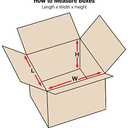 BOX USA Medium Boxes Holds 65lbs, 15x15x15 25-Pk for Shipping & Packing