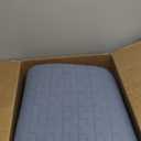 palassio Blue Grey 100% Cotton Quilt California Cal King Size Bedding Sets with 2 Pillow Shams, Oversized Lightweight Bedspread Shabby Chic Coverlet, Soft Bed Cover for All Season, 3 Pieces