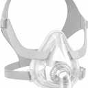 Full Face CPAP Masks, Comfort Series Nasal CPAP MASK, Replacement Mask Set for F20,Cpap Masks Includes Headgear, Cushion, Frame and Elbow Medium