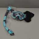 Aegend Snorkeling Gear for Adults, Dry Snorkel Set Panoramic View Enhanced Anti-Leak and Anti-Fog Technology, Adjustable Strap for Snorkeling Scuba Diving Swimming with Mesh Bag (Green)