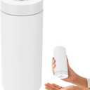 Dish Soap Dish Dispenser, Silicone Squeeze Washing Up Liquid and Hand Soap Refillable Bottles, 240ml Refillable Dishwashing Liquid Dispensing(Color:White)