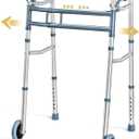 Walkers for Seniors Aluminum Lightweight Walker with Wheels,