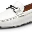 Bruno Marc Men's Driving Penny Loafers Casual Slip on Moccasins Shoes (9, White)