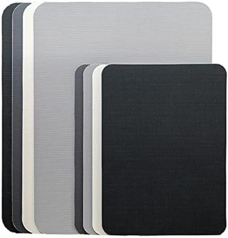 Simply Genius Cutting Board Set - 8-Pack Gray, 4 Large (11.5" x 15") & 4 Small (8" x 11") - Plastic Cutting Boards for Kitchen - Flexible Mats with Textured Grip Backing & Dishwasher Safe