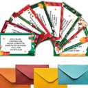 2 x Christmas Scavenger Hunt Cards, Scavenger Hunt Clue Game Card for Adults Family, Christmas Party Decorations Supplies, 16 Cards with Envelopes- B03
