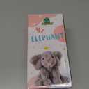 Hopearl Adorable Plush Calf Elephant Toy Floppy Elephish Ultra Soft Stuffed Animal for Boys Girls Kids Toddlers, Gray, 9''