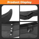 Front Lip Splitter Compatible with 2014-2019 Corvette C7 Stage 2 Bumper Chin Lower Lip Diffuser Spoiler Glossy Black 2PCS