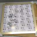 Americanflat 16x16 Picture Frame - Matted to 12x12 - Engineered Wood - Gold