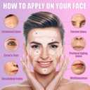 Facial Wrinkle Patches,Anti Wrinkle Smoothing Strips,Set of Facial Stickers Tape for Reducing Forehead Eye and Upper Lip Patches,All in One Anti-Aging 208 Pcs