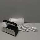 5-Speed Electric Hand Mixer, 800W Handheld Mixer with Turbo for Baking & Cooking, Kitchen Food Mixer with Storage Case & 5 Stainless Steel Attachments (2 Beaters, 2 Dough Hooks, 2 Whisks)-White