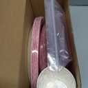 Hushee 350 Pcs Hot Pink Holographic Print Party Supplies Guests Disposable Dinnerware Set Include Paper Plates, Napkins, Cups, Plastic Cutlery for Wedding Birthday Disco Bachelorette