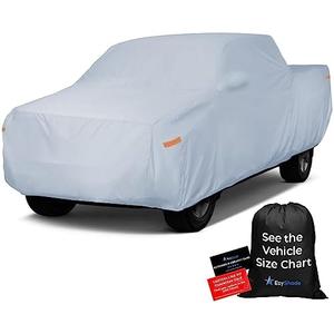 EzyShade 10-Layer Truck Cover Waterproof All Weather. See Vehicle Size-Chart for Accurate Fit. Full Outdoor Pickup Truck Covers for Ranger Frontier Tacoma. Sun Wind Rain. Size T1 (See SizeChart)