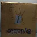 Cocktail Table 28in Folding Round High Top Indoor Outdoor with Removable Legs, Tall Bistro Foldable Bar Height Table for Parties, Patio, Backyard, Dining, Wedding, White- 2PCS