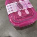 Manna™ Glass Bento Box - Pink, 1 ct 