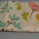 Welspo Splat Mat for Under High Chair, Washable Large Baby Splash Mat, Anti-Slip Silicone Spot Waterproof Floor Mat, Food Catcher Art Craft Leak Proof Mat(White Flower, 51inch X 51inch)