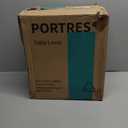 23" Farmhouse Table Lamps Set of 2, 3 Way Dimmable Lamps with 2 LED Bulbs and Rocker Switch, Vintage Nightstand Lamp for Bedroom Living Room Office End Table Entryway, White