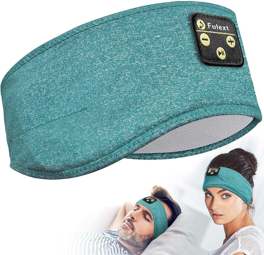 Sleep Headphones Bluetooth, Sleeping Headphones Headband 10H Music, Soft Elastic Comfortable Sleep Headband, Birthday Gifts Christmas Stocking Stuffers for Men Women Father Husband Wife