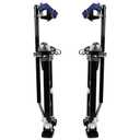 Drywall Stilts 24"-40"Height AdjustableAluminum Tool Stilts Suitable for Painting Walls, Pruning Branches, Cleaning,Performing Arts Activities.(Black)