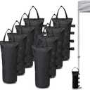 MOPHOEXII Canopy Weights Bag Leg Weight for Pop up Canopy Tent, Sand Bags for Patio Umbrella Instant Outdoor Sun Shelter,8 Pack-Black