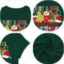 Christmas Shirts for Women Nurse Christmas T-Shirt Xmas Nursing Tee Nurse Vacation Tops (Green9)