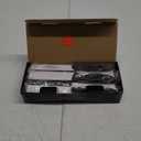 Home Hero Steak Knives Set of 12 - High-Carbon Stainless Steel Blades - Razor-Sharp Serrated Knives - Black Ergonomic Handles - 12 Pcs, Black