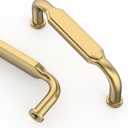 Asidrama 10 Pack 3 Inch(76mm) Champagne Bronze Kitchen Cabinet Handles, Cabinet Pulls Kitchen Cabinet Hardware for Cupboard Drawer Pulls 2282 (3" Hole Center)