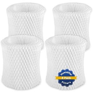 RONGJU Humidifier Replacement Filter Compatible with Canopy Bedside and Nursery Humidifiers, Wood Pulp & Paper Filter, 4 Pack