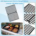 Replacement Parts for Nexgrill 720-0896B 720-0896E 720-0896C 720-0896X Deluxe 6-Burner Gas Grills, Cooking Grate, Heat Shield Tent and Burner for Nexgrill Replacement Parts 6 Burner