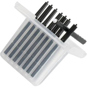 Hearing aid Wax Guard Filter for phonak, widex and Resound Wax Traps Hear Clear Cleaning kit Accessory (40 Filters) (Black)