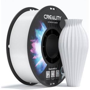 Creality PETG 3D Printer Filament 1.75mm, Excellent Toughness High Precision, Odorless Non-Toxic Moistureproof, 1kg(2.2lbs) Glossy PETG Filament for 3D Printer (White)
