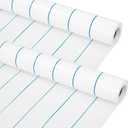 Kolldenn 2 Rolls Lined Fabric Bulletin Board Roll 4 x 12 ft Extra Large Non Woven Craft Waterproof Roll Fade Resistant Fabric Roll for DIY Craft Drawing Painting Classroom Decor, Lined Style
