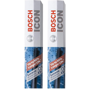 BOSCH 22A22B ICON Beam Wiper Blades - Driver and Passenger Side - Set of 2 Blades (22A & 22B)